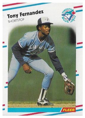 Fernandez, Tony / 1988 Toronto Blue Jays / Fleer #109