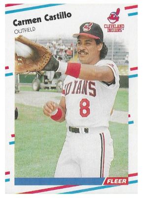 Castillo, Carmen / 1988 Cleveland Indians / Fleer #606