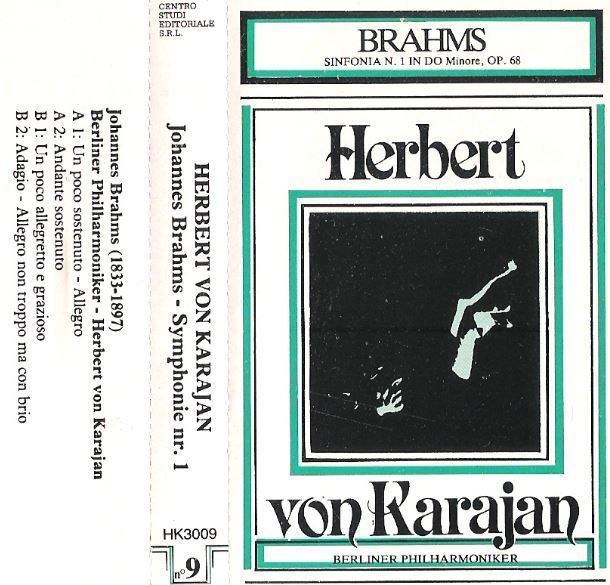 Karajan, Herbert von / Johannes Brahms (1833-1897) - Symphonie nr. 1 / Centro Studi Editoriale HK-3009 | Italy