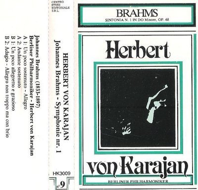Karajan, Herbert von / Johannes Brahms (1833-1897) - Symphonie nr. 1 / Centro Studi Editoriale HK-3009 | Italy