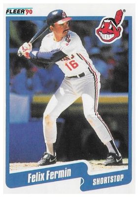 Fermin, Felix / 1990 Cleveland Indians / Fleer #492
