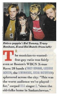 Bonham, Tracy / Boston, MA-with Eels / 1997