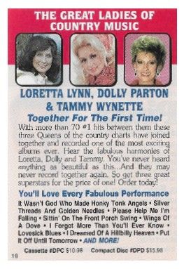 Parton, Dolly / The Great Ladies of Country Music / with Loretta Lynn--Tammy Wynette