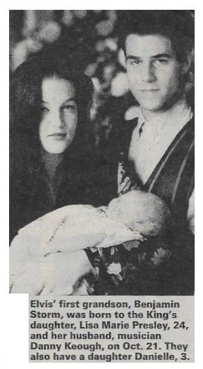 Presley, Lisa Marie / Elvis&#39; First Grandson / 1992