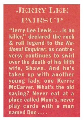 Lewis, Jerry Lee / Jerry Lee Pairs Up / 1984