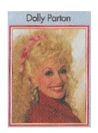 Parton, Dolly / Closeup--Pink Barette in Hair
