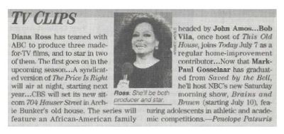 Ross, Diana / TV Clips / 1993