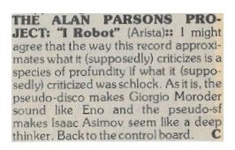 Parsons, Alan (Project) / I Robot / 1978