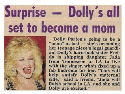 Parton, Dolly / Surprise--Dolly&#39;s All Set to Become a Mom