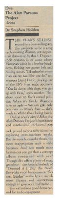 Parsons, Alan (Project) / Eve / 1979