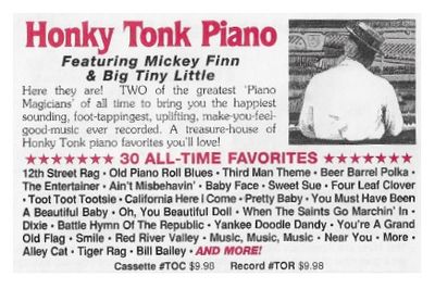 Mickey Finn / Honky Tonk Piano / with Big Tiny Little
