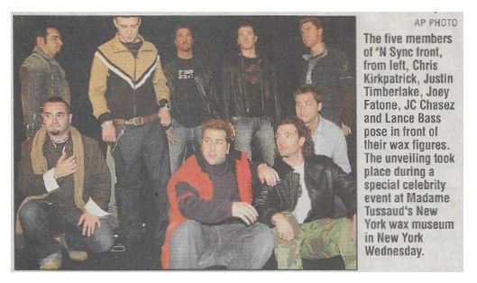 NSYNC / Madame Tussaud&#39;s Wax Museum / 2002