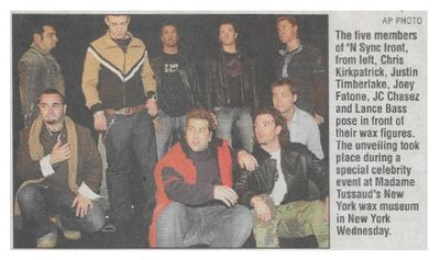 NSYNC / Madame Tussaud&#39;s Wax Museum / 2002