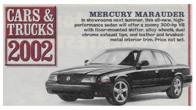 Mercury / Marauder / 2001