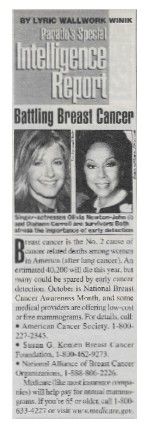 Newton-John, Olivia / Battling Breast Cancer--with Diahann Carroll / 2001