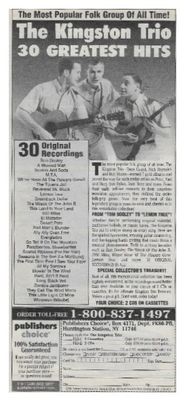 Kingston Trio, The / 30 Greatest Hits / 2001