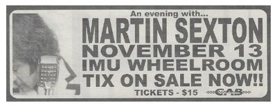 Sexton, Martin / University of Iowa / 2001