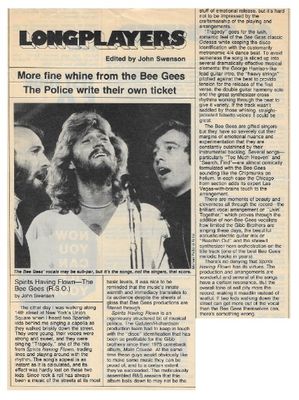 Bee Gees / Spirits Having Flown / 1979