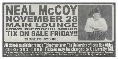 McCoy, Neal / University of Iowa / 2001