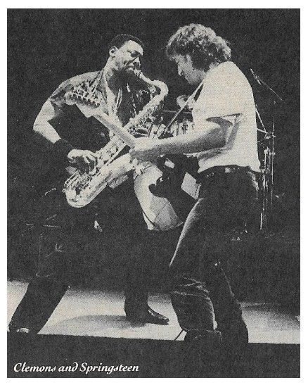 Clemons, Clarence / Ventura, CA--with Bruce Springsteen / 1989