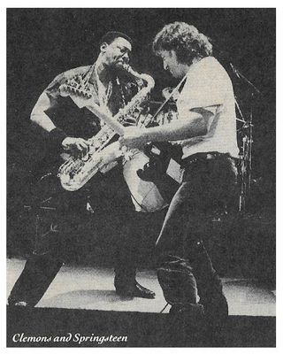 Clemons, Clarence / Ventura, CA--with Bruce Springsteen / 1989