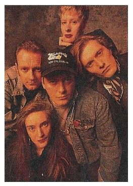 Mekons, The / Group Photo--Sally Timms at Top Center / 1990