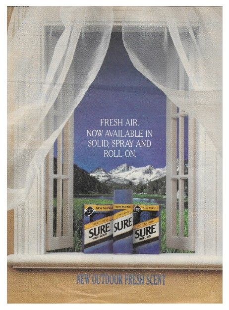 Sure / New Outdoor Fresh Scent / 1989