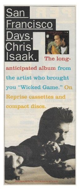 Isaak, Chris / San Francisco Days / 1993