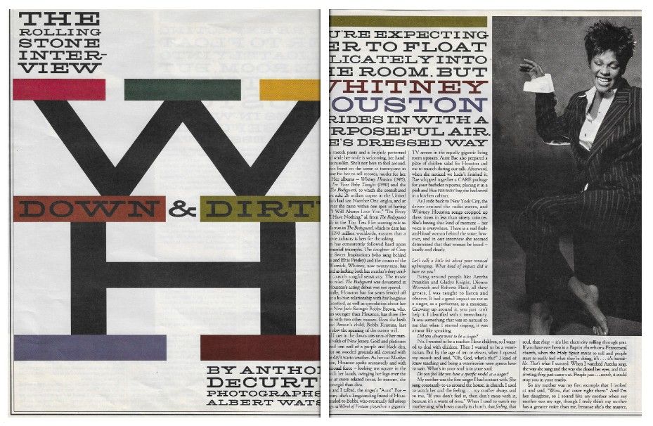 Houston, Whitney / Down + Dirty--Interview / 1993