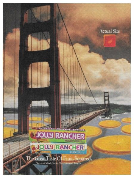 Jolly Rancher / The Great Taste of Fruit. Squared. / 1993