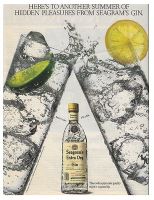 Seagram's / Extra Dry Gin / 1993