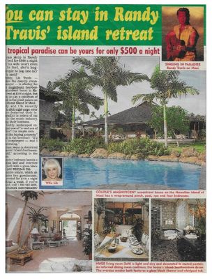 Travis, Randy / You Can Stay in Randy Travis' Island Retreat / 1992