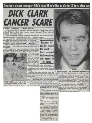 Clark, Dick / Dick Clark Cancer Scare / 1992