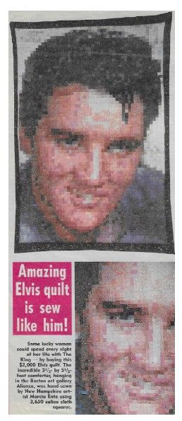 Presley, Elvis / Amazing Elvis Quilt is Sew Like Him! / 1992