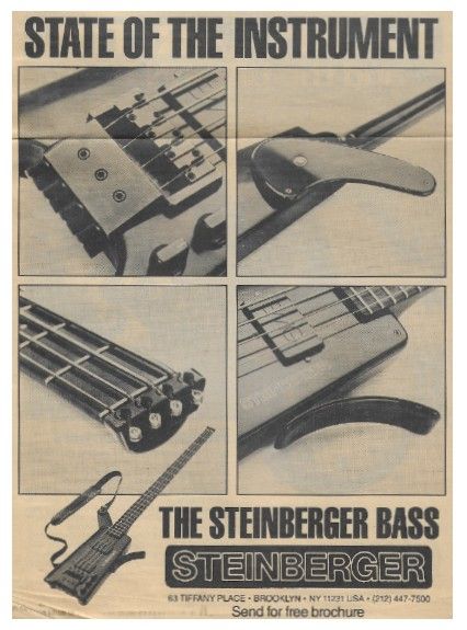 Steinberger / The Steinberger Bass / 1983