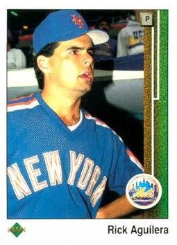 Aguilera, Rick / 1989 New York Mets / Upper Deck #563