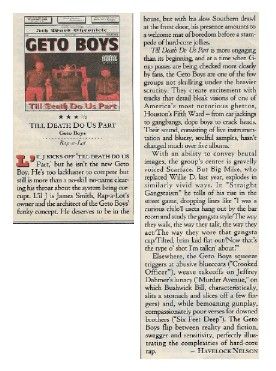 Geto Boys / Till Death Do Us Part / 1993