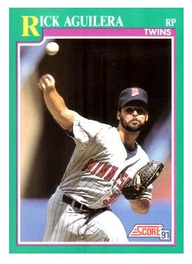 Aguilera, Rick / 1991 Minnesota Twins / Score #170