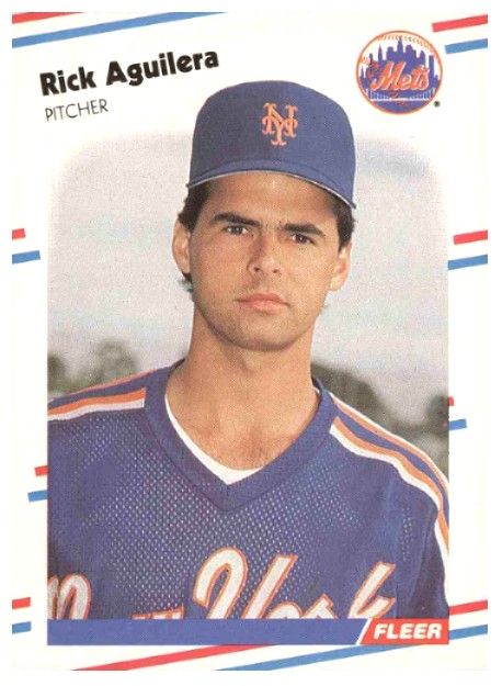 Aguilera, Rick / 1989 New York Mets / Fleer #127