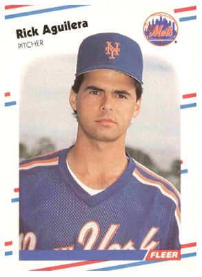 Aguilera, Rick / 1989 New York Mets / Fleer #127