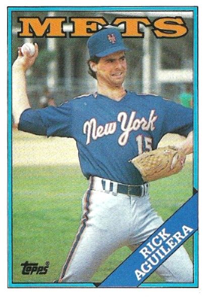 Aguilera, Rick / 1988 New York Mets / Topps #434