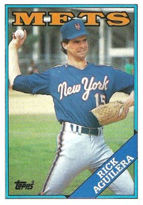 Aguilera, Rick / 1988 New York Mets / Topps #434