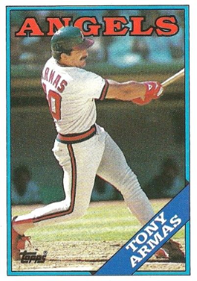 Armas, Tony / 1988 California Angels / Topps #761