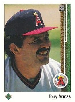 Armas, Tony / 1989 California Angels / Upper Deck #212