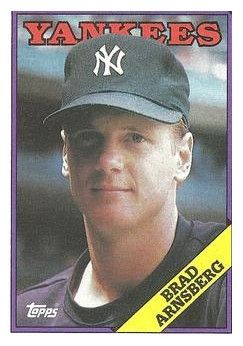 Arnsberg, Brad / 1988 New York Yankees / Topps #159