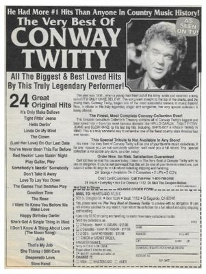Twitty, Conway / The Very Best of Conway Twitty / 1993
