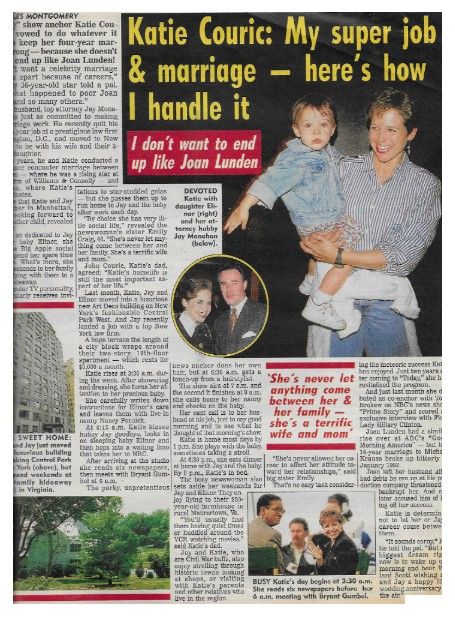 Couric, Katie / My Super Job + Marriage / 1993