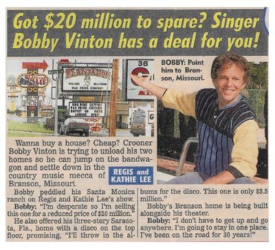 Vinton, Bobby / Got $20 Million to Spare? / 1993