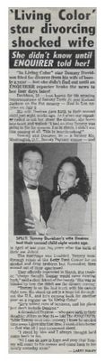Davidson, Tommy / In Living Color Star Divorcing Shocked Wife / 1993