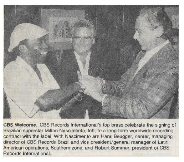 Nascimento, Milton / CBS Welcome. / 1986